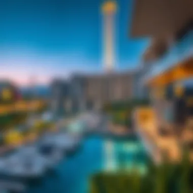 Luxurious Living Spaces at The Point Marina Luxurious waterfront living spaces at The Point Marina Dubai with lush landscapes