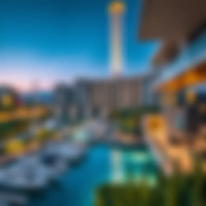 Luxurious Living Spaces at The Point Marina Luxurious waterfront living spaces at The Point Marina Dubai with lush landscapes