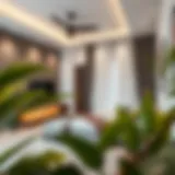 Contemporary living space in Sonapur