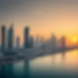 Stunning skyline view of Dubai featuring iconic buildings