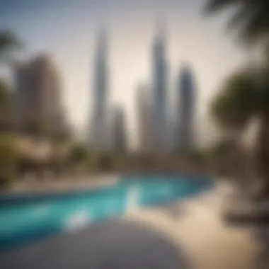 Graph showcasing price trends in Dubai's rental market