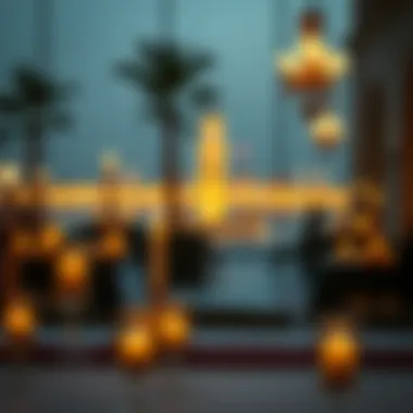 Candlelit Iftar Ambiance Candlelit ambiance during Ramadan iftar