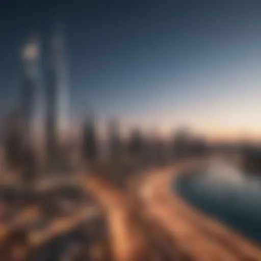 Dubai skyline showcasing luxury real estate developments