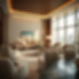 Elegant living space layout of Springs 3E