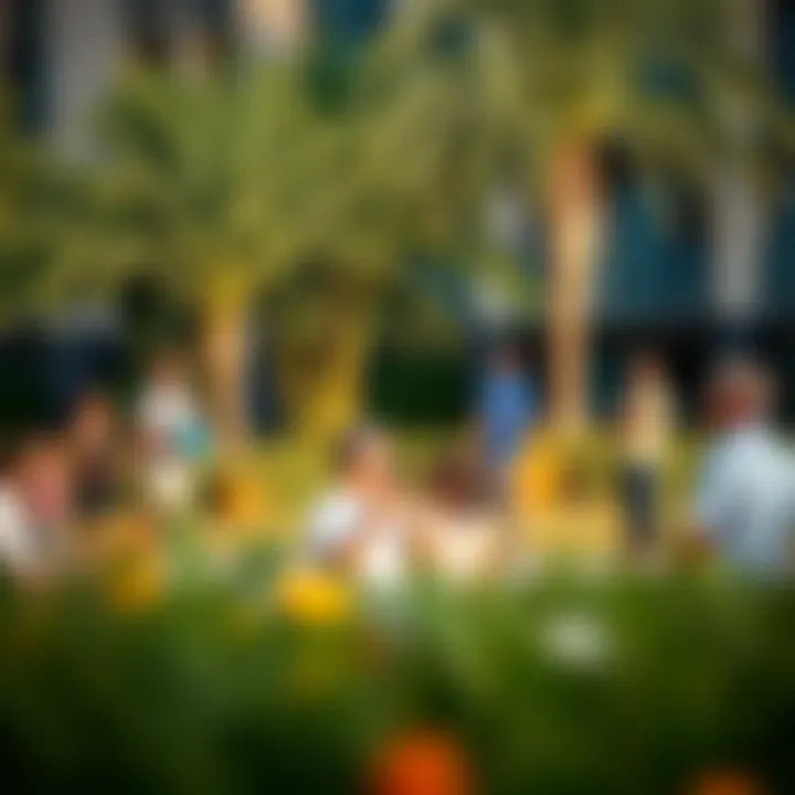 Vibrant lifestyle scene in Vida Hills showcasing residents enjoying outdoor activities and community events.